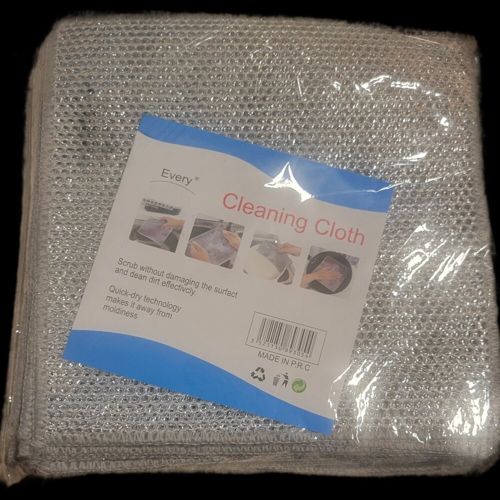Metallic Scouring Cleaning Cloths | Pack of 17 | Non-Scratch Scrub Brand New